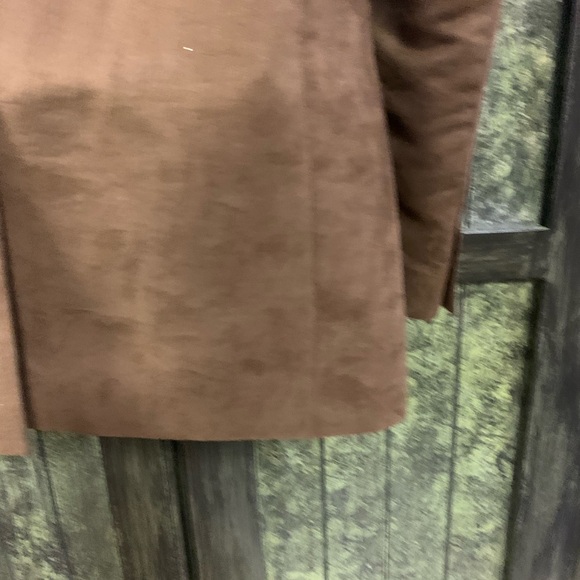 Men's Tan Chaps 42R Faux Suede Blazer - Picture 10 of 11